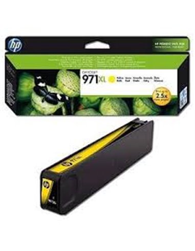 HP 971XL (CN628AE) High Yield Yellow Ink Cartridge for HP Officejet Pro X476dw, HP Officejet Pro X576dw, HP Officejet Pro X45...