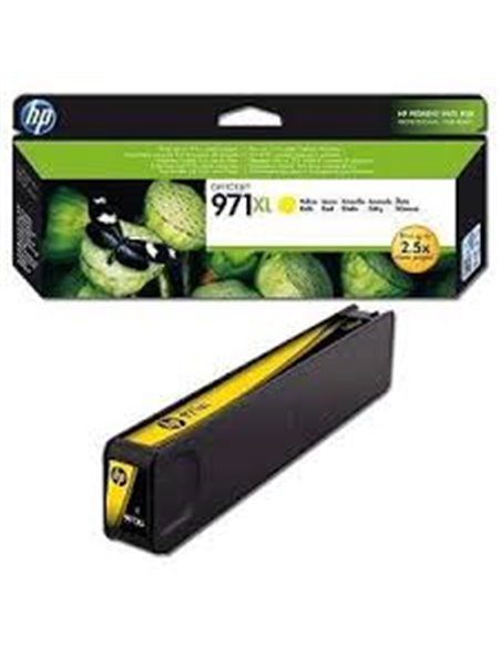 HP 971XL (CN628AE) High Yield Yellow Ink Cartridge for HP Officejet Pro X476dw, HP Officejet Pro X576dw, HP Officejet Pro X45...