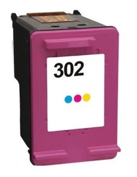 HP 302 (F6U65AE) Tri-color Original Ink Cartridge for HP DeskJet 1110 Printer,HP OfficeJet 3830/3636/5230,HP DeskJet 2130/363...