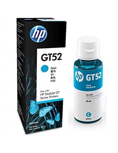 HP GT52 (M0H54AE) Cyan Original Ink Bottle (~8,000 pages), (for HP Ink Tank 115, HP Ink Tank 315/319, HP Ink Tank Wireless 41... 2