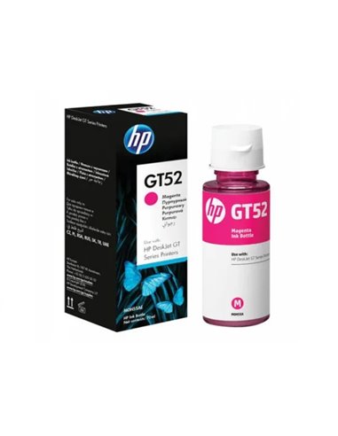 HP GT52 (M0H55AE) Magenta Original Ink Bottle (~8,000 pages), (for HP Ink Tank 115, HP Ink Tank 315/319, HP Ink Tank Wireless...