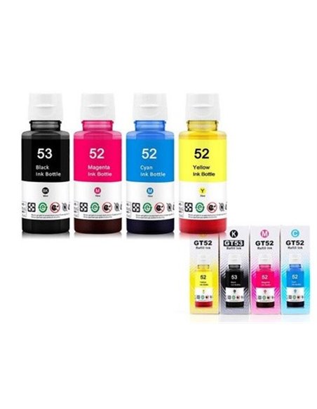 HP GT52 (M0H55AE) Magenta Original Ink Bottle (~8,000 pages), (for HP Ink Tank 115, HP Ink Tank 315/319, HP Ink Tank Wireless...