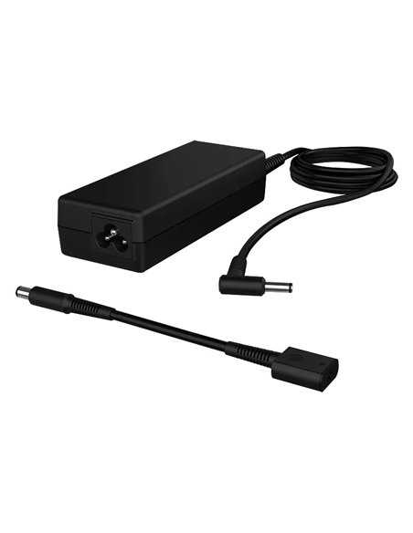 HP AC Adapter - 90W Smart AC Adapter, right-angled (90°) 4.5mm connector allows for connecting in limited spaces and reduces ...