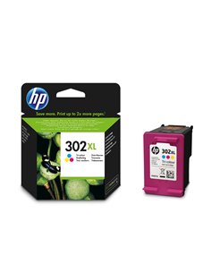 HP 302XL (F6U67AE) High Yield Tri-color Original Ink Cartridge for HP DeskJet 1110 Printer,HP OfficeJet 3830/3636/5230,HP Des... 2