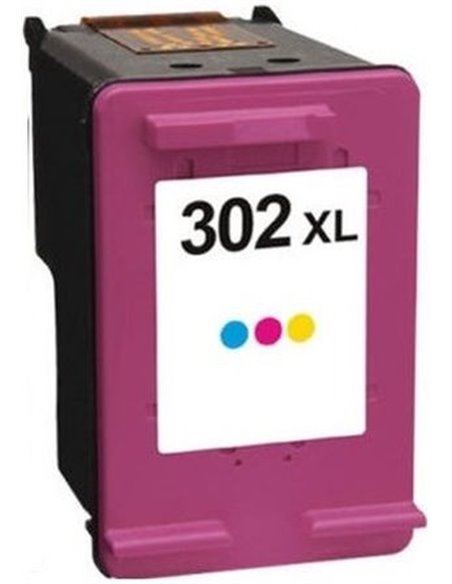 HP 302XL (F6U67AE) High Yield Tri-color Original Ink Cartridge for HP DeskJet 1110 Printer,HP OfficeJet 3830/3636/5230,HP Des...