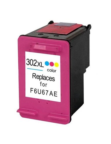 HP 302XL (F6U67AE) High Yield Tri-color Original Ink Cartridge for HP DeskJet 1110 Printer,HP OfficeJet 3830/3636/5230,HP Des...