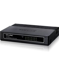 TP-LINK TL-SF1016D 16-port Desktop Switch, 16 10/100M RJ45 ports, Plastic case