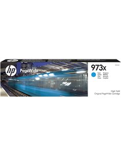 HP 973X (F6T81AE) High Yield Cyan Original PageWide Cartridge for HP PageWide Pro 452dw HP PageWide Pro 477dw, 7000 p. 2