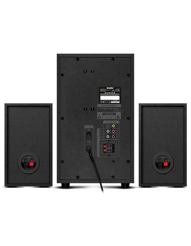 Boxe 2.1 SVEN MS-2250 / 80W RMS / Bluetooth / FM-tuner / USB / SD card / Black