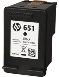 HP 651 (C2P10AE) Black Ink Cart for HP Deskjet Ink Advantage 5575 , HP DeskJet Ink Advantage 5645, 600p. 2