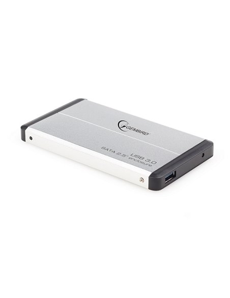 Gembird EE2-U3S-2-S, External enclosure for 2.5'' SATA HDD with USB3.0(5Gb/s) interface, Silver
