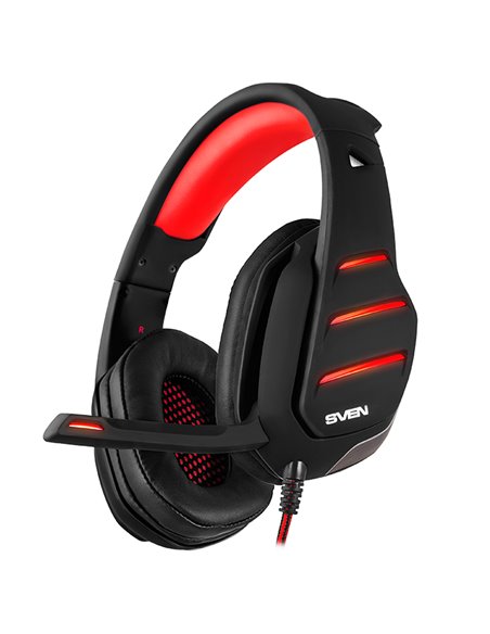 Casti SVEN AP-U997MV, Black/Red