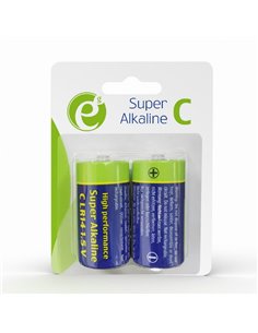 Gembird Alcaline Battery C-cell LR14 1.5V, 2pcs, High performance and long lifetime 2