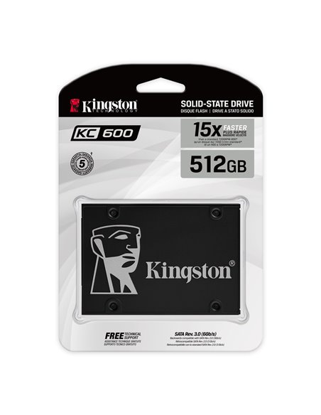 2.5” SSD 512GB Kingston KC600, SATAIII,SeqReads: 550MB/s, SeqWrites: 520MB/s, Max Random 4k Read: 90000 IOPS/ Write: 80000 I... 2.5” SSD 512GB Kingston KC600, SATAIII,SeqReads: 550MB/s, SeqWrites: 520MB/s, Max Random 4k Read: 90000 IOPS/ Write: 80000 I...