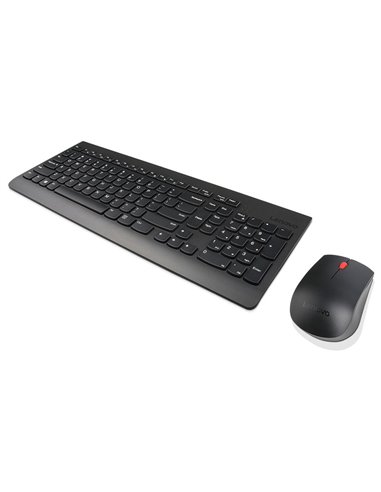 Lenovo Essential Wired Keyboard and Mouse Combo, USB, Black.