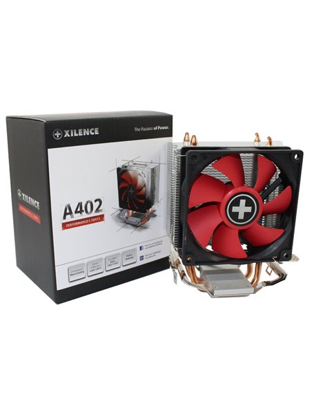 XILENCE Cooler XC025 ”A402”, Performance C Series, Socket Socket AM5/AM4/AM3/AM3+/FM2/FM2+ up to 130W, 1x Silent 92x92x25mm H...