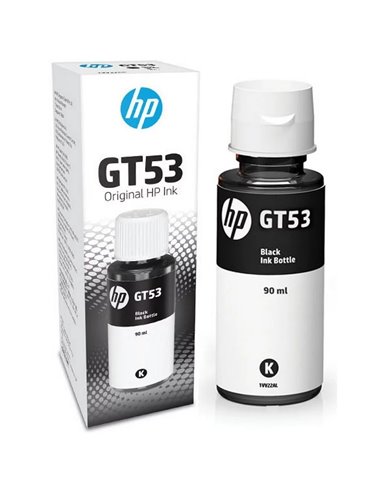 HP GT53XL (1VV21AE) 135-ml Black Original Ink Bottle (~8,000 pages)for HP Ink Tank 115, HP Ink Tank 315/319, HP Ink Tank Wire...