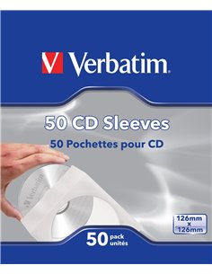 CD-DVD PAPER SLEEVES 50 PACK