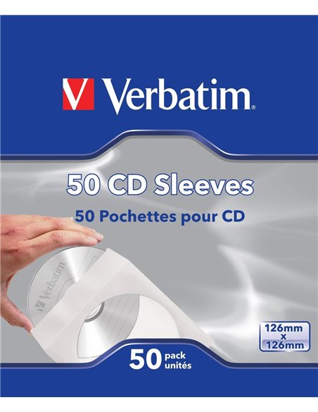CD-DVD PAPER SLEEVES 50 PACK