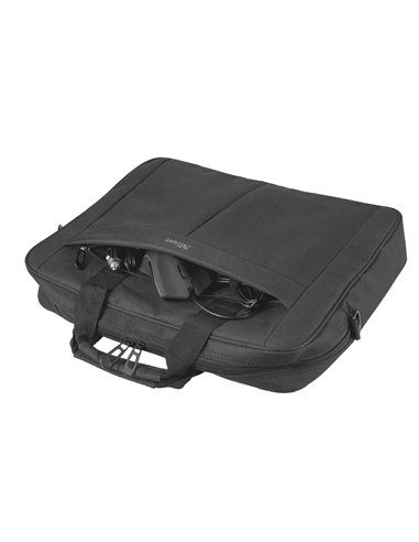 Trust NB bag 16” Primo Carry, large main compartment (385 x 315 mm) to fit most laptops with screens up to 16”, Zippered fron...