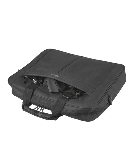 Trust NB bag 16” Primo Carry, large main compartment (385 x 315 mm) to fit most laptops with screens up to 16”, Zippered fron...