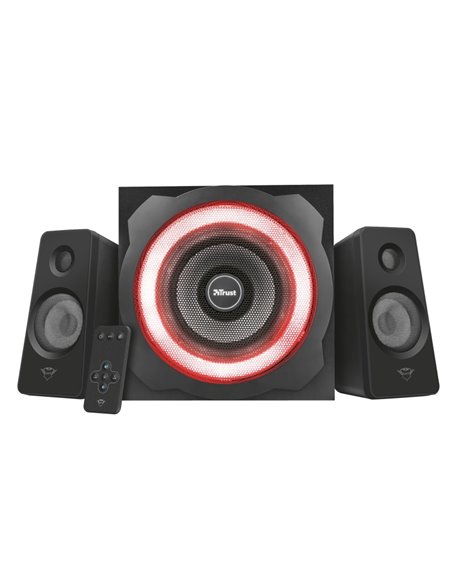 Игровые Колонки 2.1 Trust GXT 629 Tytan, Black / 120W / 3,5 AUX / RGB Illuminated