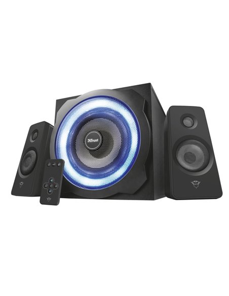 Игровые Колонки 2.1 Trust GXT 629 Tytan, Black / 120W / 3,5 AUX / RGB Illuminated