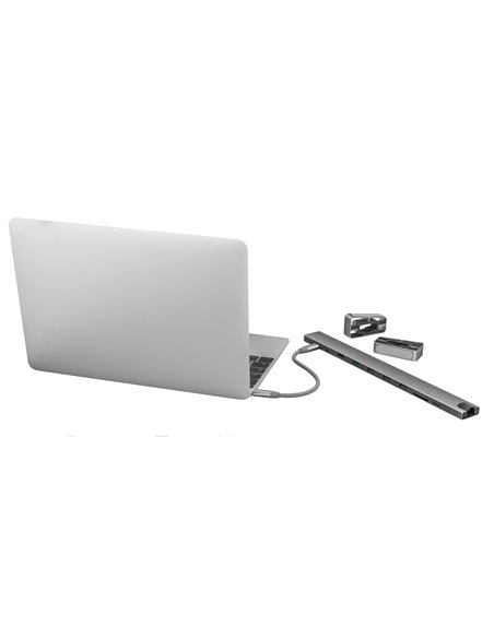 Многопортовый Адаптер Trust Dalyx/ USB-С/ 4xUSB-A/ 2xUSB-C/ HDMI/ RJ45/ SD/ microSD