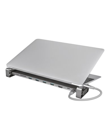 Многопортовый Адаптер Trust Dalyx/ USB-С/ 4xUSB-A/ 2xUSB-C/ HDMI/ RJ45/ SD/ microSD