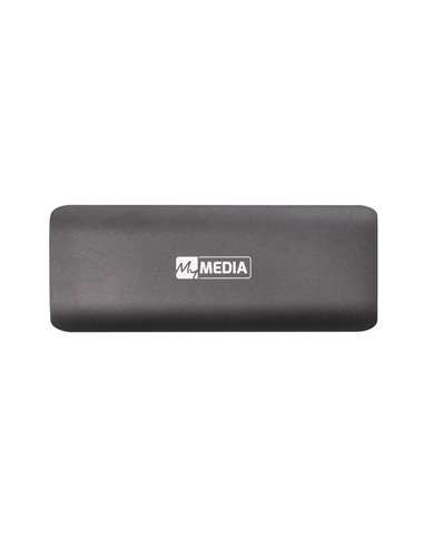 M.2 External SSD 256GB MyMedia (by Verbatim) External SSD USB3.2 Gen 2, Sequential Read/Write: up to 520/400 MB/s, Light, Sl...