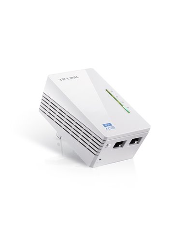TP-LINK TL-WPA4220 N300 AV600 Powerline Adapter, Compact Size, 300Mbps Powerline Datarate, 1 Lan Port, Power Socket, HomePlu...