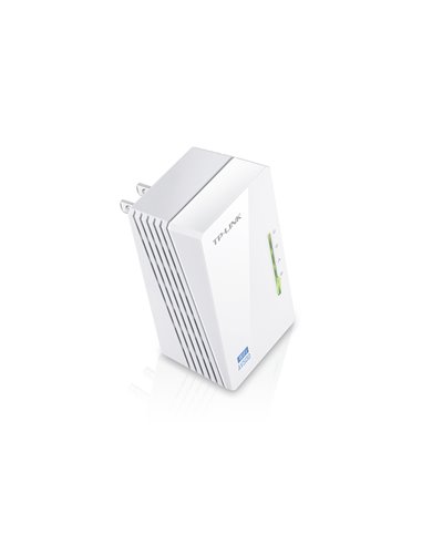 TP-LINK TL-WPA4220 N300 AV600 Powerline Adapter, Compact Size, 300Mbps Powerline Datarate, 1 Lan Port, Power Socket, HomePlu...
