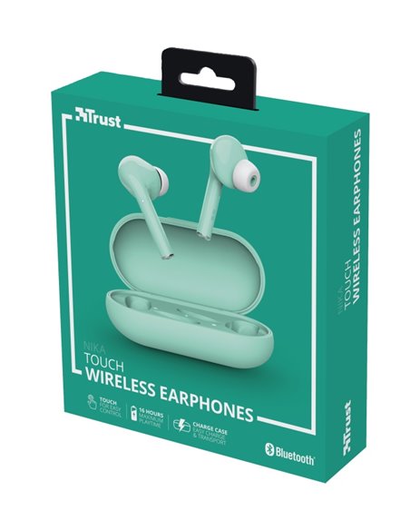 Наушники Trust Nika Touch Bluetooth / Turquoise