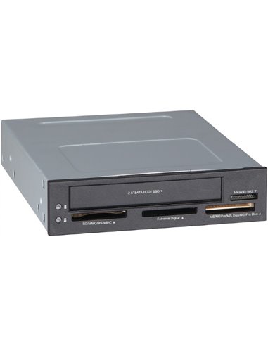 Card Reader Gembird FDI2-ALLIN1-03, Internal USB card reader/writer with SATA port, black