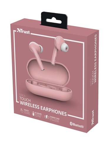 Наушники Trust Nika Touch Bluetooth / Pink