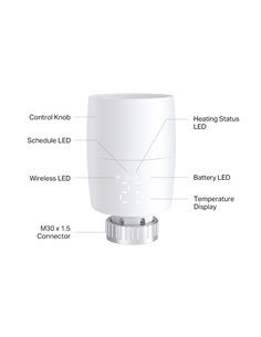 Supapa termostatica inteligenta pentru calorifer TP-LINK Kasa KE100, White 2