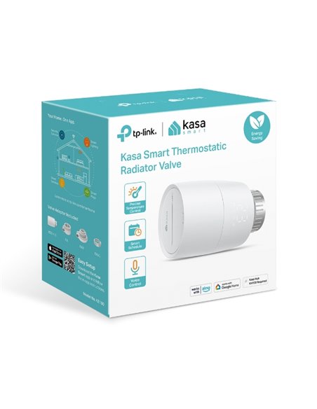 Умный термостатический радиаторный клапан TP-LINK Kasa KE100, White