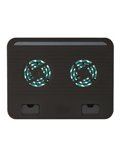 Trust Cyclone, Notebook Cooling Pad up to 16”, 2 silent cooling fans, 8 step height-adjustable, Black 2