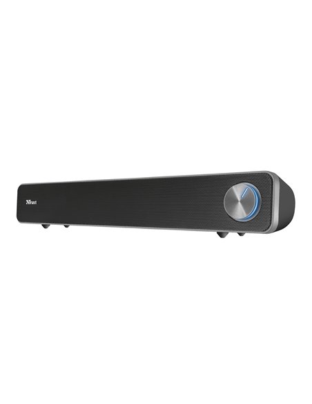 Soundbar Trust Arys Black / 12W / 3,5 AUX / USB power
