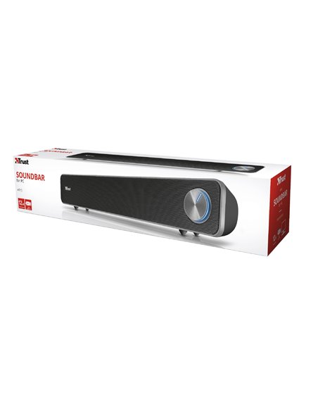 Soundbar Trust Arys Black / 12W / 3,5 AUX / USB power Soundbar Trust Arys Black / 12W / 3,5 AUX / USB power