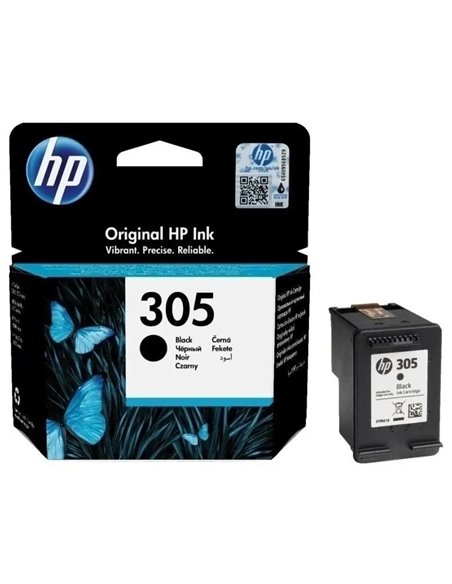 HP 305 (3YM61AE) Black Original Ink for HP DeskJet 2710, HP DeskJet 2720 ,HP DeskJet 2721, HP DeskJet 2722, HP DeskJet 2723, ...