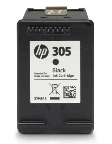 HP 305 (3YM61AE) Black Original Ink for HP DeskJet 2710, HP DeskJet 2720 ,HP DeskJet 2721, HP DeskJet 2722, HP DeskJet 2723, ...