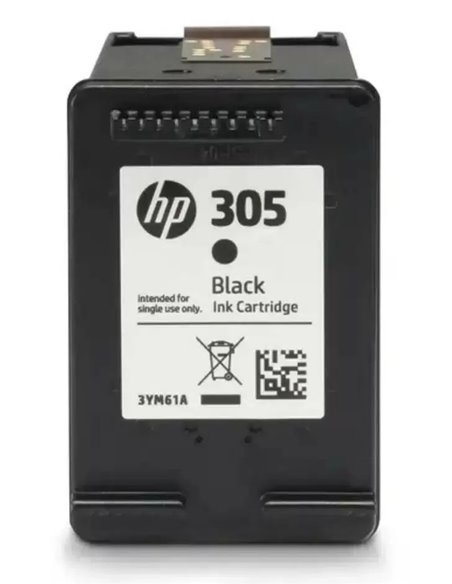 HP 305 (3YM61AE) Black Original Ink for HP DeskJet 2710, HP DeskJet 2720 ,HP DeskJet 2721, HP DeskJet 2722, HP DeskJet 2723, ...
