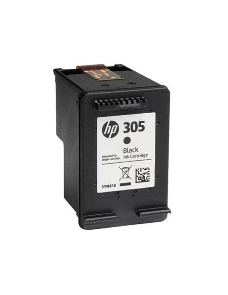 HP 305 (3YM61AE) Black Original Ink for HP DeskJet 2710, HP DeskJet 2720 ,HP DeskJet 2721, HP DeskJet 2722, HP DeskJet 2723, ...