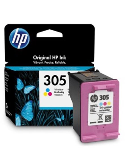 HP 305 (3YM60AE) Tri-color Original Ink for HP DeskJet 2710, HP DeskJet 2720 ,HP DeskJet 2721, HP DeskJet 2722, HP DeskJet 27...