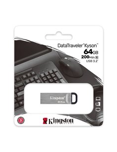 Флеш-накопитель USB Kingston DataTraveler Kyson 64ГБ/ 200 MB/s 2
