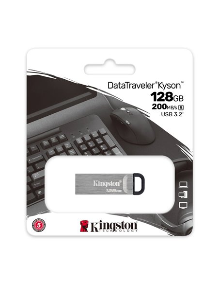 Flash Drive USB Kingston DataTraveler Kyson / 128GB / 200 MByte/s