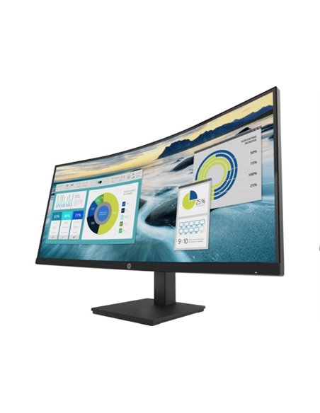 34.0" Monitor HP VA LED P34hc G4 / UltraWide / Curved / 21:9 / Black