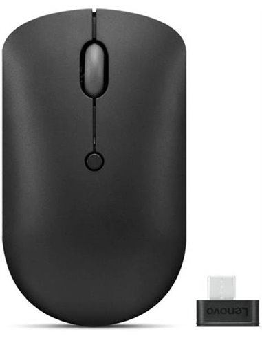 Mouse Compact Wireless Lenovo 400/ USB-C Receiver/ 2400dpi/ Black