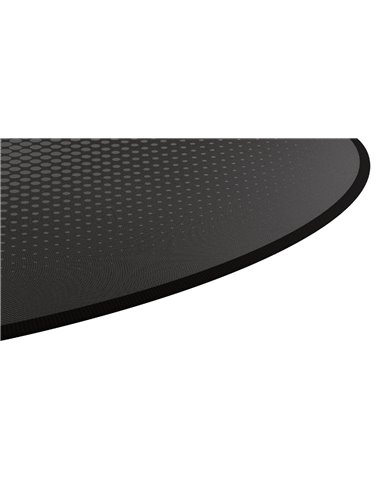 Коврик напольный круглый Trust Mika Round Floor Mat / 117cm / Black